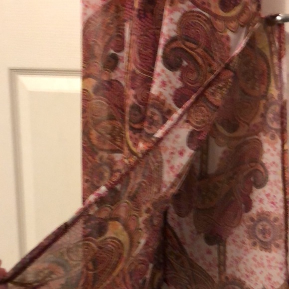 Pink and Orange Maxi Dress - Picture 15 of 15